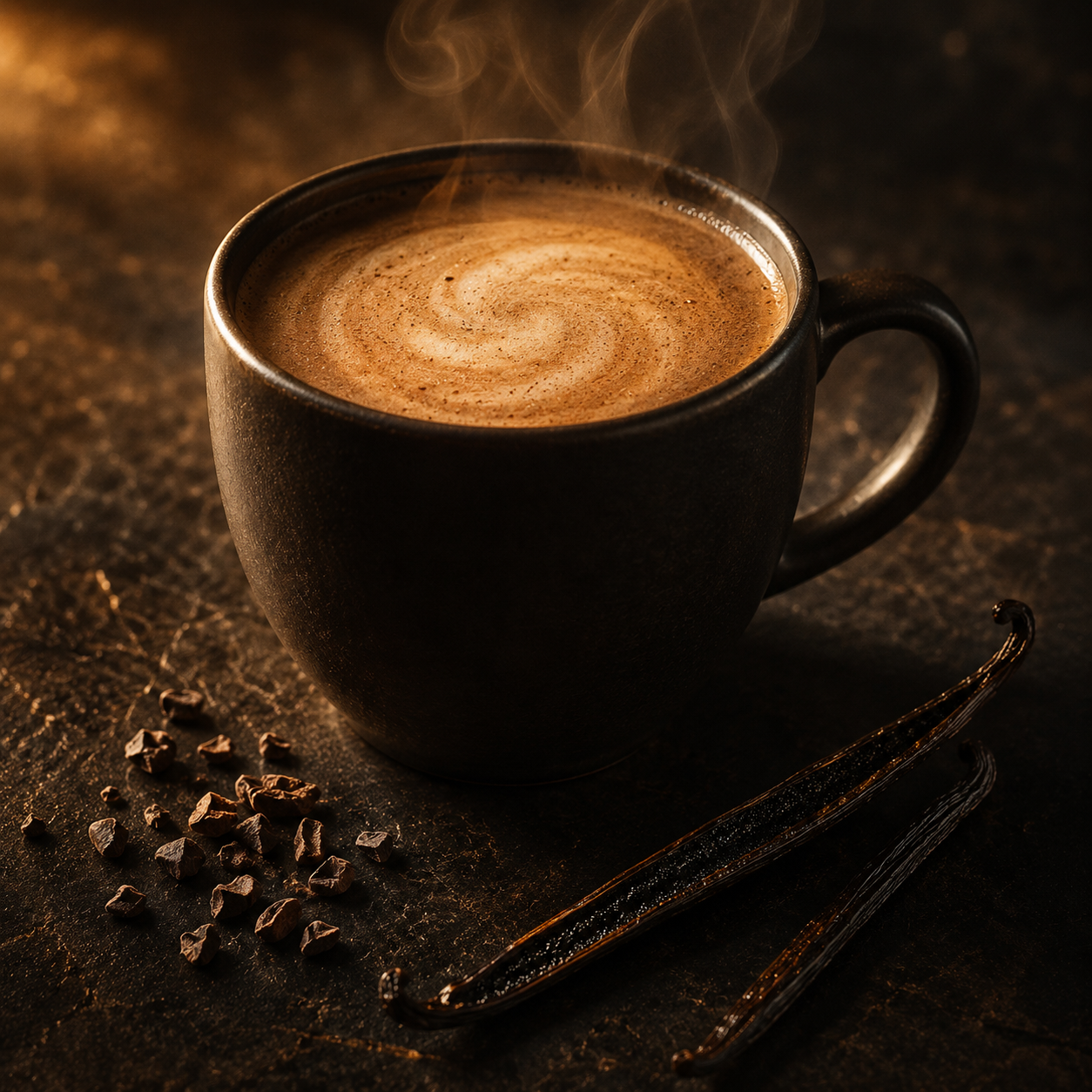 Rich and smooth mocha vanilla