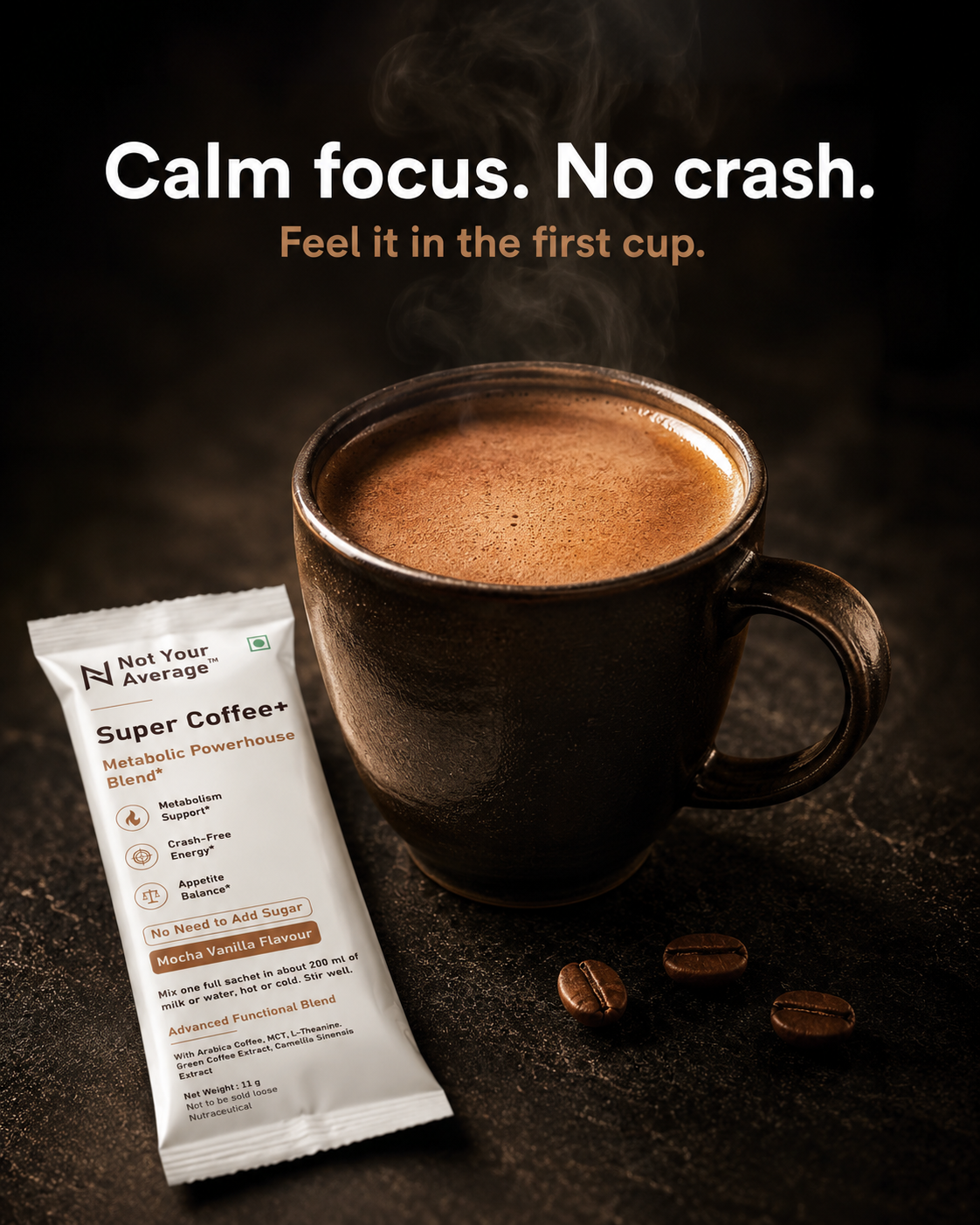 For Metabolism and Weight Loss - Not Your Average™ Super Coffee+