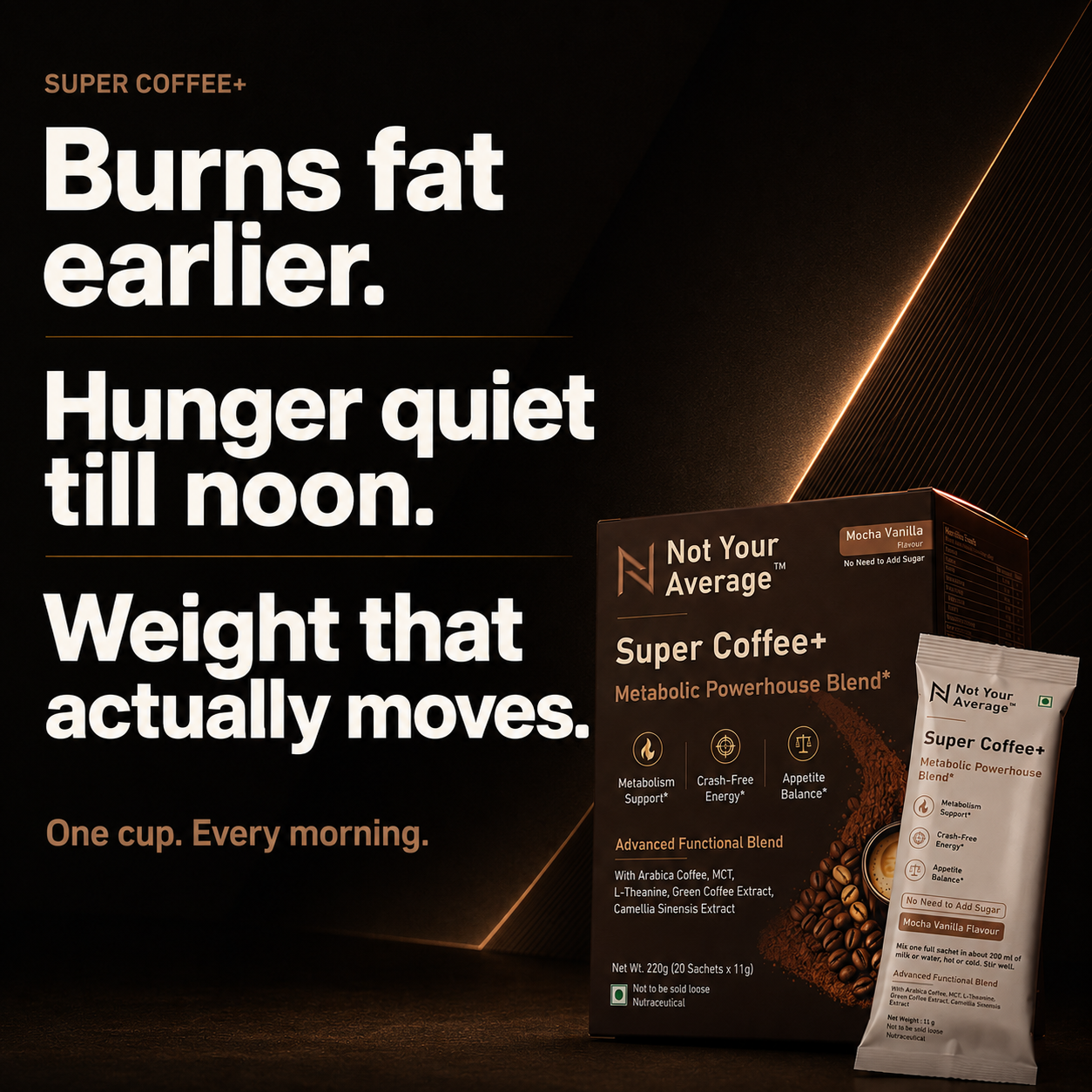 For Metabolism and Weight Loss - Not Your Average™ Super Coffee+