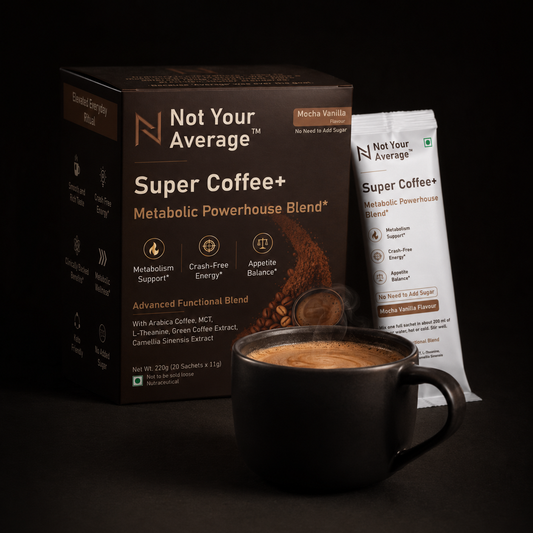 For Crash-Free Productivity - Not Your Average™ Super Coffee+